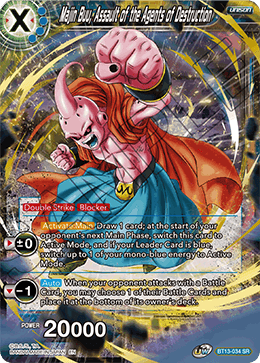 Majin Buu, Assault of the Agents of Destruction (Super Rare) [BT13-034] | Fandemonia Ltd