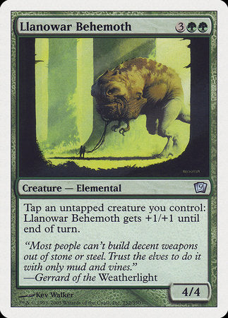 Llanowar Behemoth [Ninth Edition] | Fandemonia Ltd