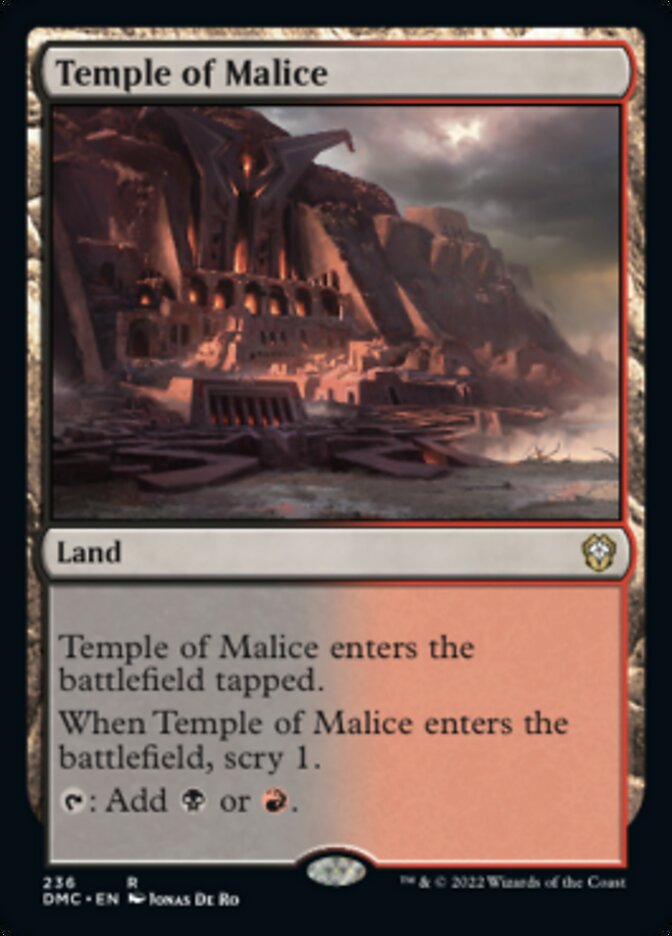 Temple of Malice [Dominaria United Commander] | Fandemonia Ltd