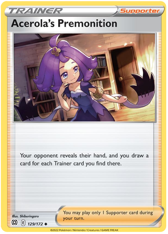 Acerola's Premonition (129/172) [Sword & Shield: Brilliant Stars] | Fandemonia Ltd