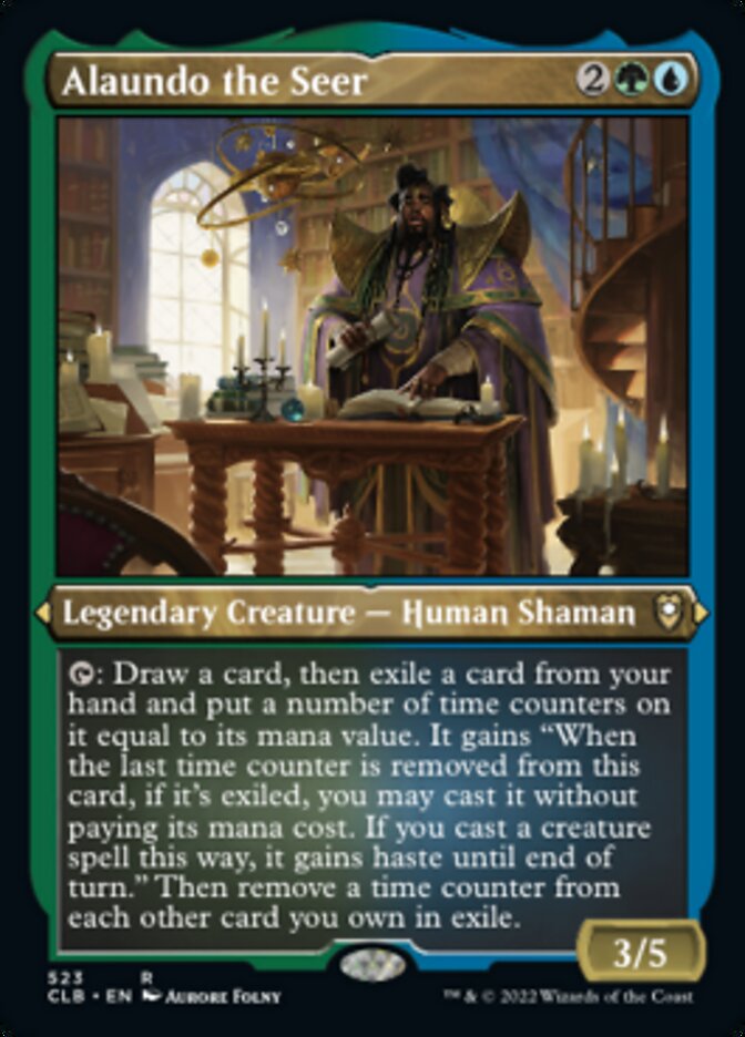 Alaundo the Seer (Foil Etched) [Commander Legends: Battle for Baldur's Gate] | Fandemonia Ltd