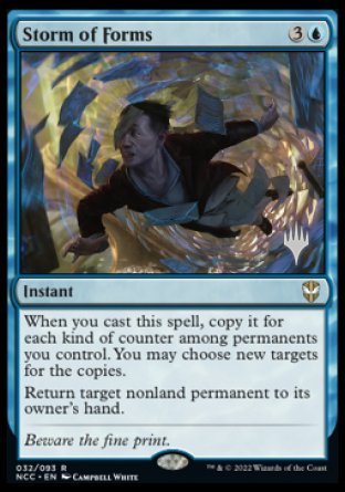 Storm of Forms (Promo Pack) [Streets of New Capenna Commander Promos] | Fandemonia Ltd