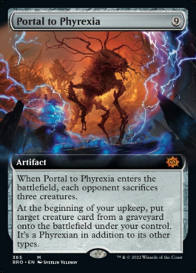 Portal to Phyrexia (Extended Art) [The Brothers' War] | Fandemonia Ltd