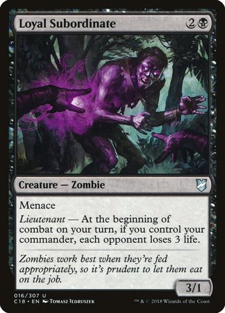 Loyal Subordinate [Commander 2018] | Fandemonia Ltd