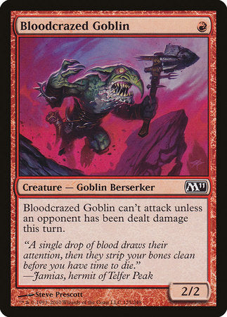 Bloodcrazed Goblin [Magic 2011] | Fandemonia Ltd