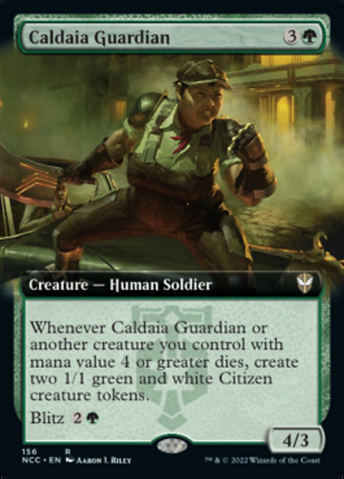 Caldaia Guardian (Extended Art) [Streets of New Capenna Commander] | Fandemonia Ltd