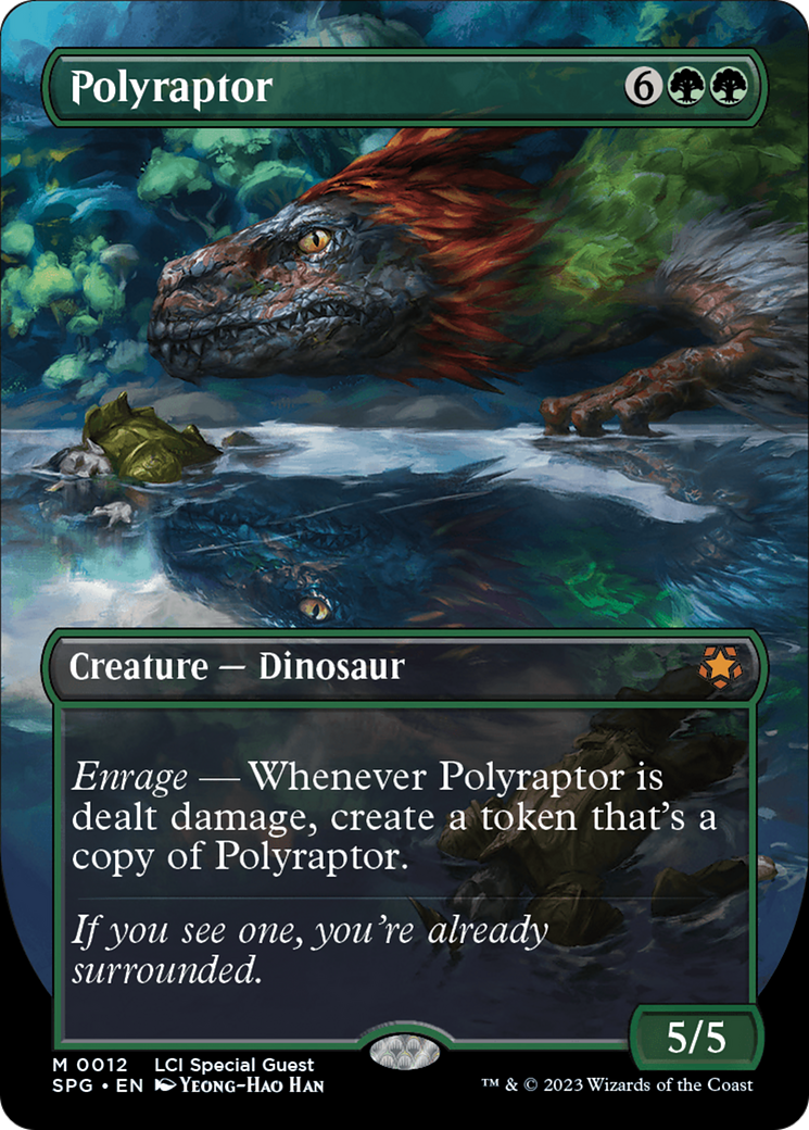 Polyraptor (Borderless) [The Lost Caverns of Ixalan Special Guests] | Fandemonia Ltd