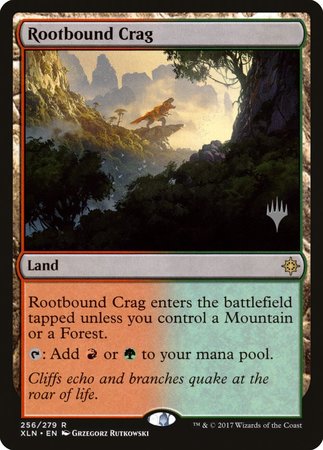 Rootbound Crag [Ixalan Promos] | Fandemonia Ltd