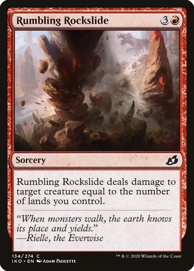 Rumbling Rockslide [Ikoria: Lair of Behemoths] | Fandemonia Ltd
