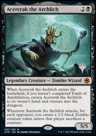 Acererak the Archlich (Promo Pack) [Dungeons & Dragons: Adventures in the Forgotten Realms Promos] | Fandemonia Ltd