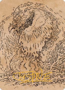 Nemesis Phoenix Art Card (Gold-Stamped Signature) [Commander Legends: Battle for Baldur's Gate Art Series] | Fandemonia Ltd