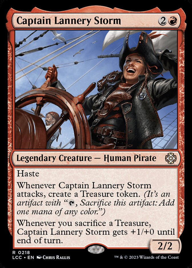 Captain Lannery Storm [The Lost Caverns of Ixalan Commander] | Fandemonia Ltd