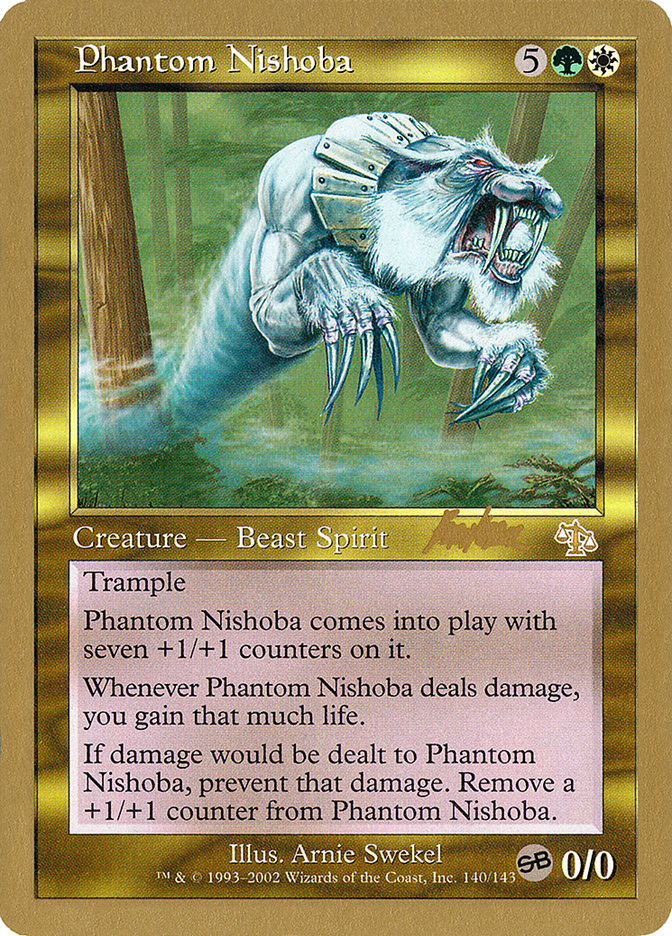 Phantom Nishoba (Brian Kibler) (SB) [World Championship Decks 2002] | Fandemonia Ltd
