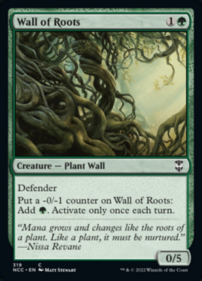 Wall of Roots [Streets of New Capenna Commander] | Fandemonia Ltd
