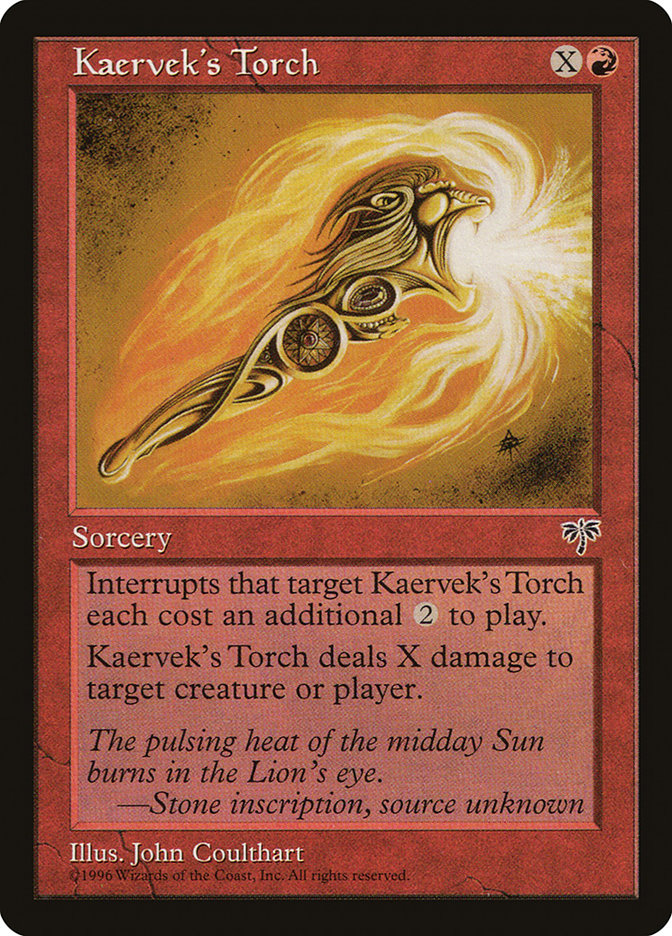 Kaervek's Torch [Mirage] | Fandemonia Ltd