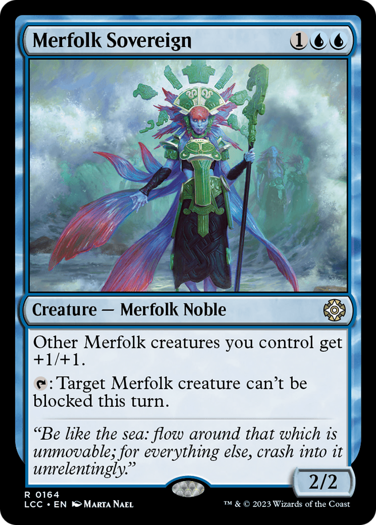 Merfolk Sovereign [The Lost Caverns of Ixalan Commander] | Fandemonia Ltd