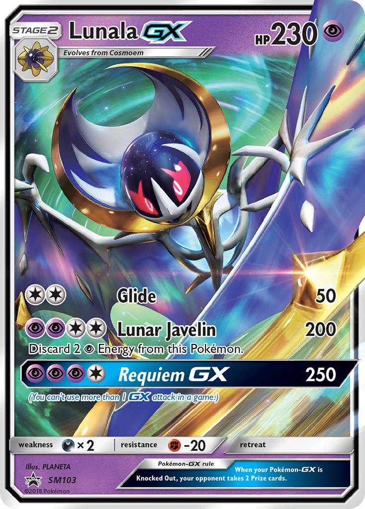 Lunala GX (SM103) [Sun & Moon: Black Star Promos] | Fandemonia Ltd