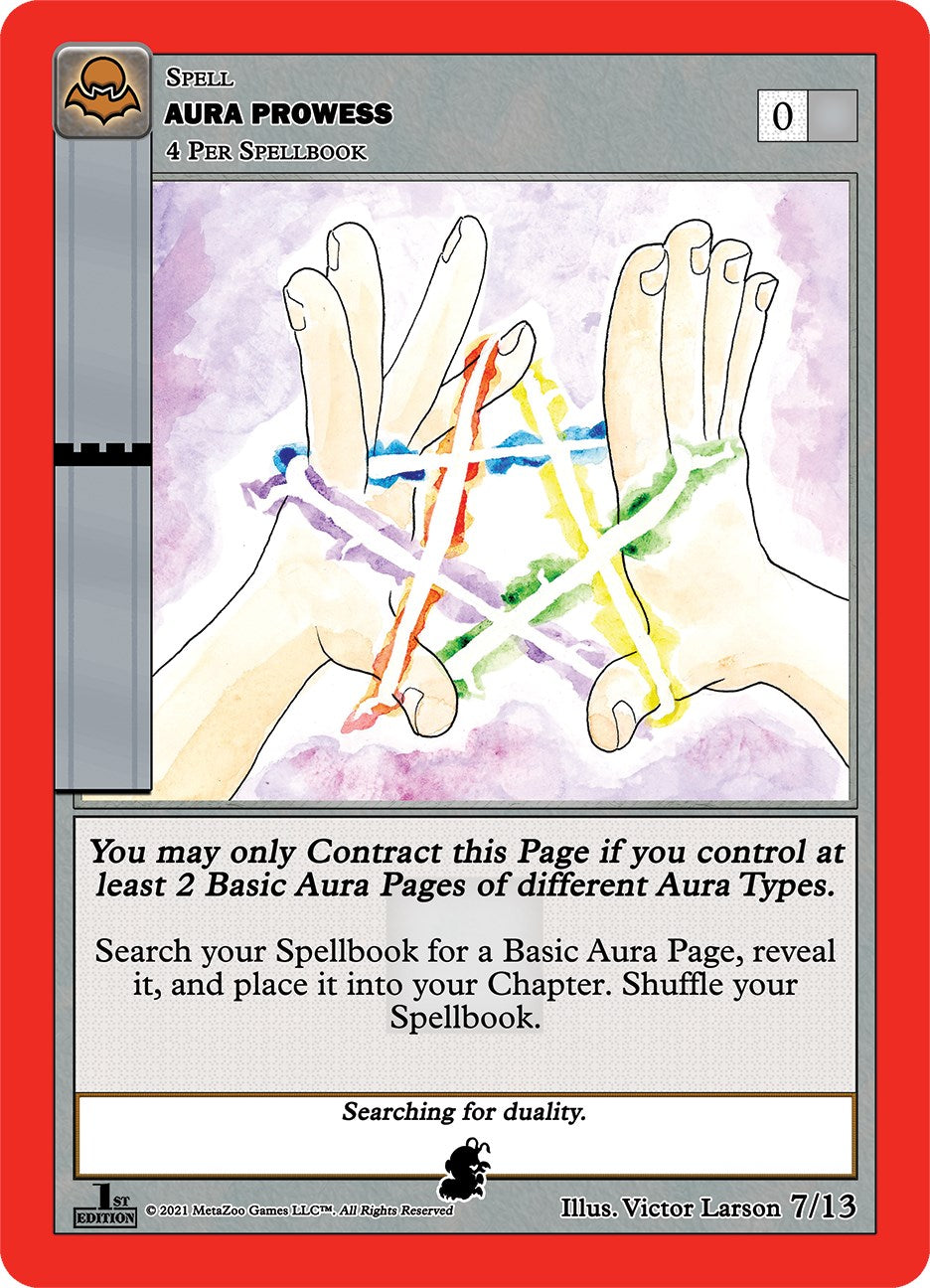 Aura Prowess (Garson Invader) [Cryptid Nation: Nightfall First Edition Release Event Deck] | Fandemonia Ltd