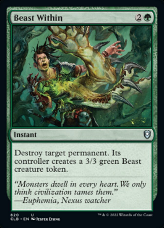 Beast Within [Commander Legends: Battle for Baldur's Gate] | Fandemonia Ltd