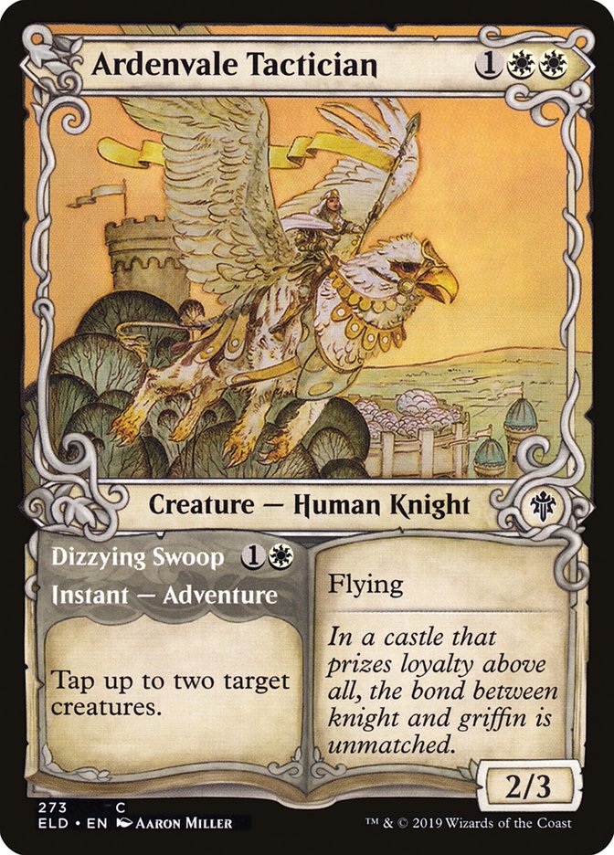 Ardenvale Tactician // Dizzying Swoop (Showcase) [Throne of Eldraine] | Fandemonia Ltd