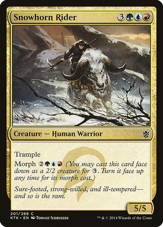 Snowhorn Rider [Khans of Tarkir] | Fandemonia Ltd
