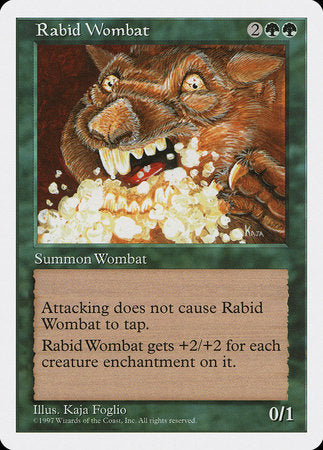 Rabid Wombat [Fifth Edition] | Fandemonia Ltd