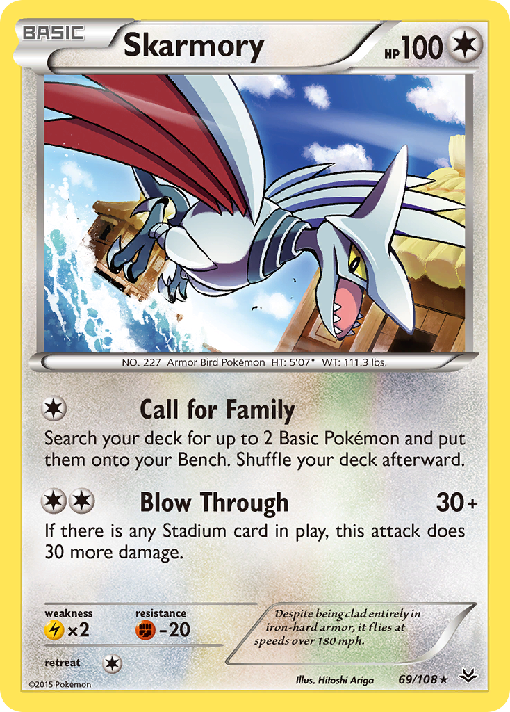 Skarmory (69/108) [XY: Roaring Skies] | Fandemonia Ltd