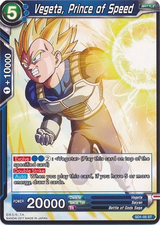 Vegeta, Prince of Speed (Starter Deck - The Awakening) (SD1-05) [Galactic Battle] | Fandemonia Ltd