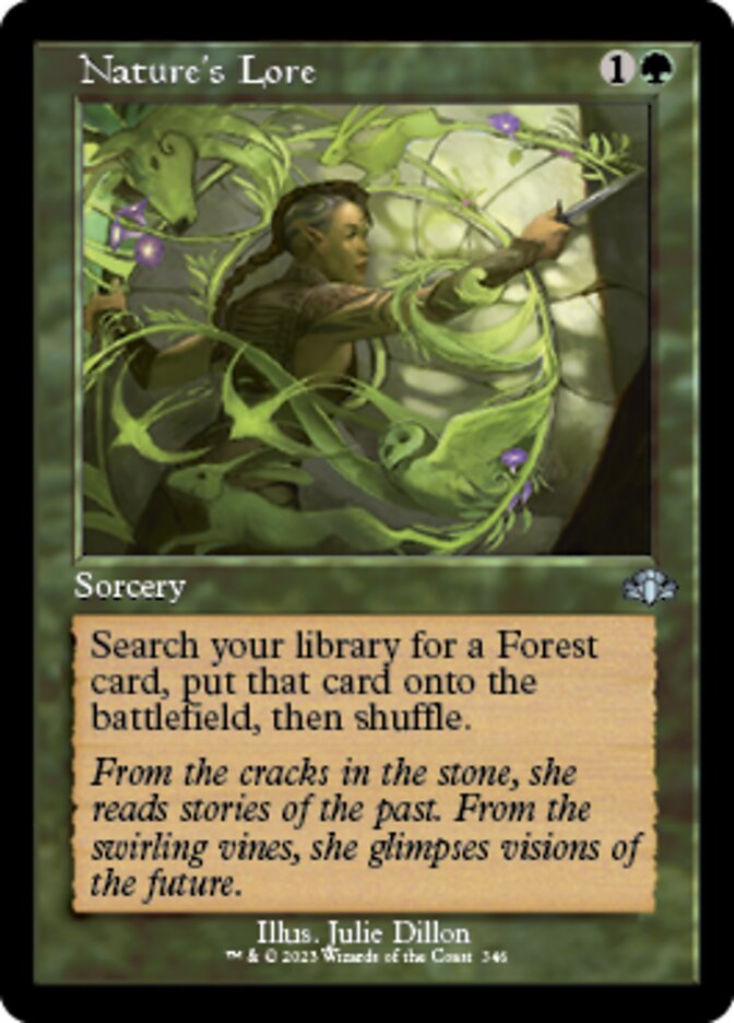 Nature's Lore (Retro) [Dominaria Remastered] | Fandemonia Ltd