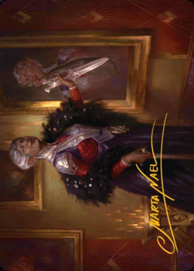 Evelyn, the Covetous Art Card (Gold-Stamped Signature) [Streets of New Capenna Art Series] | Fandemonia Ltd