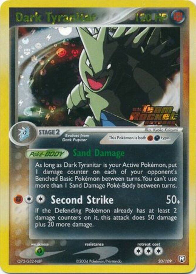 Dark Tyranitar (20/109) (Stamped) [EX: Team Rocket Returns] | Fandemonia Ltd