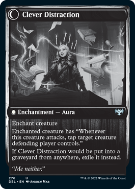 Distracting Geist // Clever Distraction [Innistrad: Double Feature] | Fandemonia Ltd