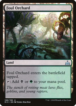 Foul Orchard [Rivals of Ixalan] | Fandemonia Ltd