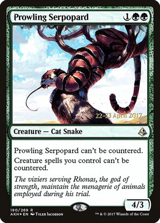 Prowling Serpopard [Amonkhet Promos] | Fandemonia Ltd