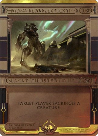 Diabolic Edict [Amonkhet Invocations] | Fandemonia Ltd