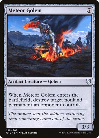 Meteor Golem [Commander 2019] | Fandemonia Ltd