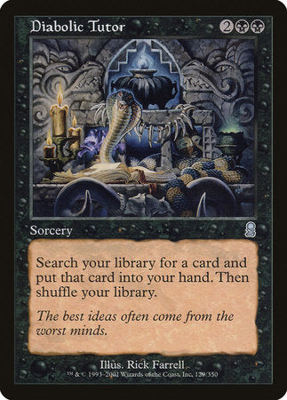 Diabolic Tutor [Odyssey] | Fandemonia Ltd