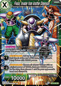 Frieza, Invader from Another Dimension (Super Rare) [BT13-063] | Fandemonia Ltd