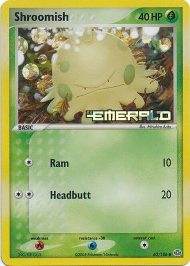 Shroomish (63/106) (Stamped) [EX: Emerald] | Fandemonia Ltd