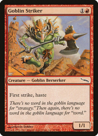 Goblin Striker [Mirrodin] | Fandemonia Ltd