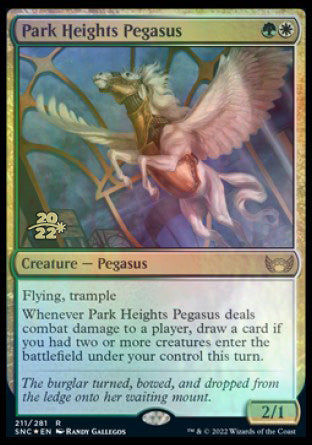 Park Heights Pegasus [Streets of New Capenna Prerelease Promos] | Fandemonia Ltd