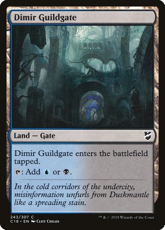Dimir Guildgate [Commander 2018] | Fandemonia Ltd
