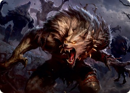 Village Reavers Art Card [Innistrad: Midnight Hunt Art Series] | Fandemonia Ltd