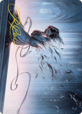 Fading Hope Art Card (Gold-Stamped Signature) [Innistrad: Midnight Hunt Art Series] | Fandemonia Ltd