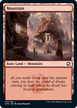 Mountain (277) [Dungeons & Dragons: Adventures in the Forgotten Realms] | Fandemonia Ltd