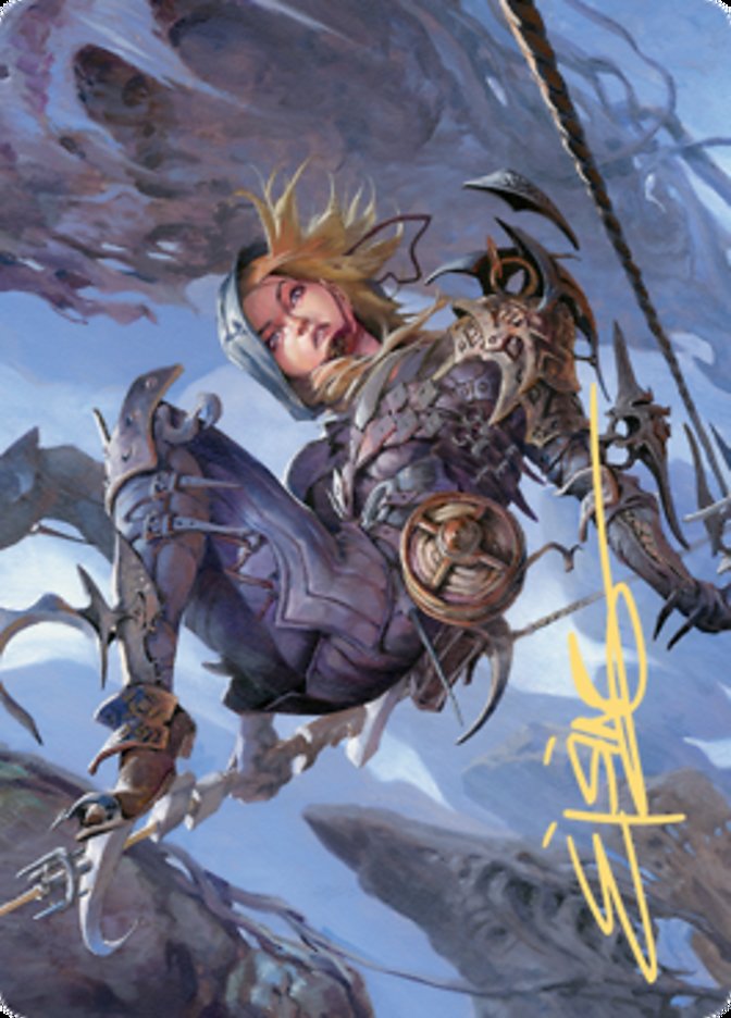 Blackbloom Rogue Art Card (Gold-Stamped Signature) [Zendikar Rising Art Series] | Fandemonia Ltd