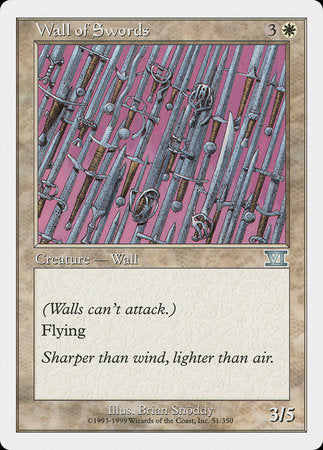 Wall of Swords [Classic Sixth Edition] | Fandemonia Ltd