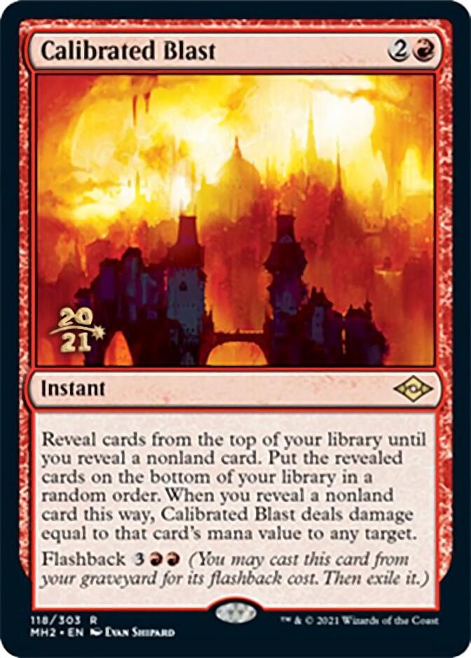 Calibrated Blast [Modern Horizons 2 Prerelease Promos] | Fandemonia Ltd