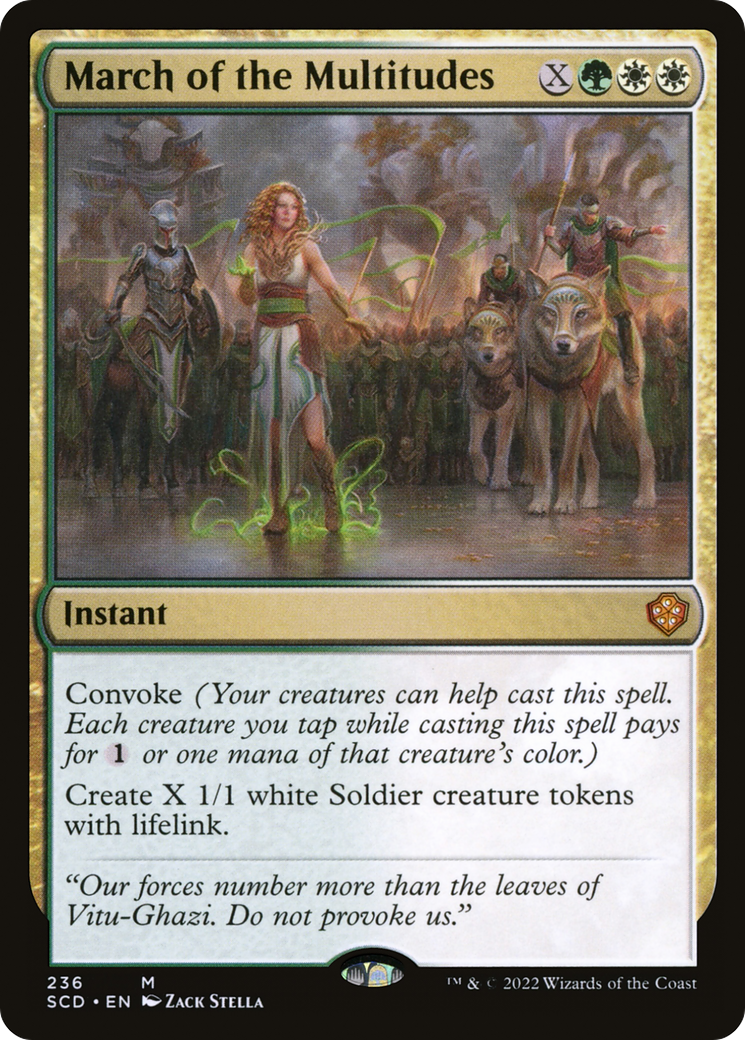 March of the Multitudes [Starter Commander Decks] | Fandemonia Ltd