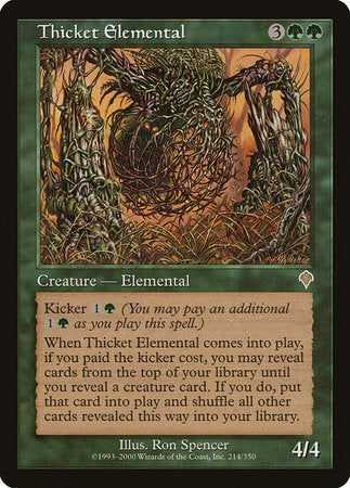 Thicket Elemental [Invasion] | Fandemonia Ltd